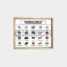 Minerals Used in Paints Industry, Set of 15 Minerals Used in Paints Industry, Set of 15